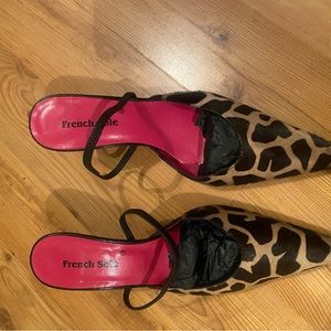 French sole heels